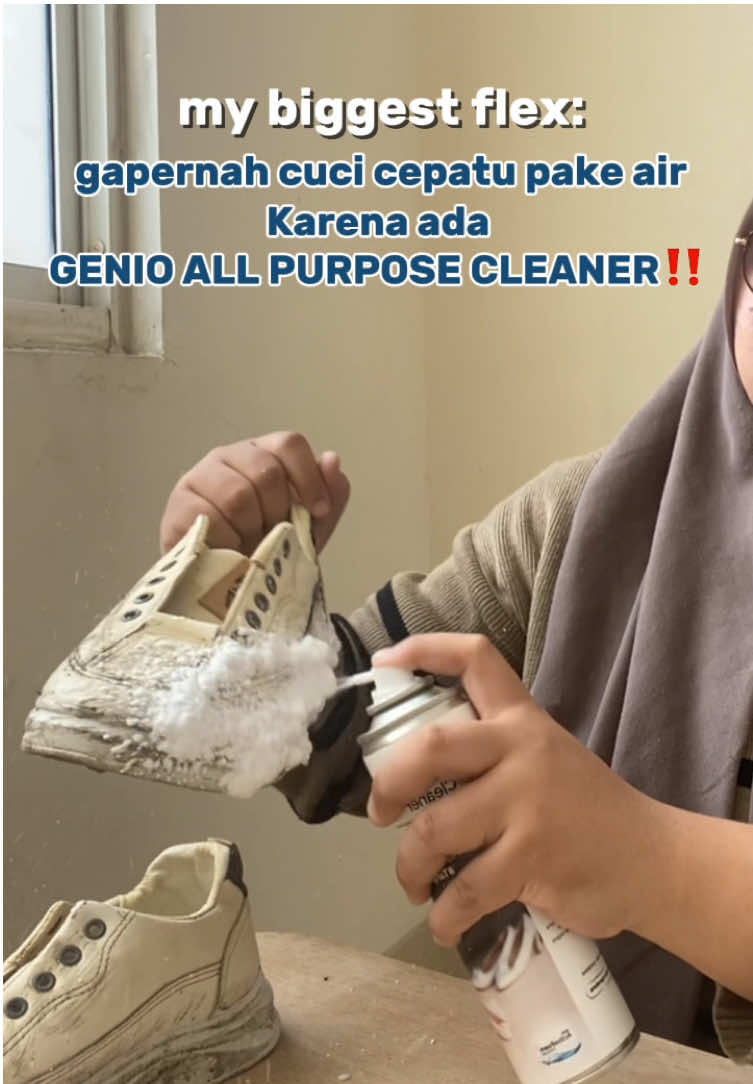 Satset bersih, satset pede 😍 Genio All Purpose Cleaner jawabannya! #genio #noda 