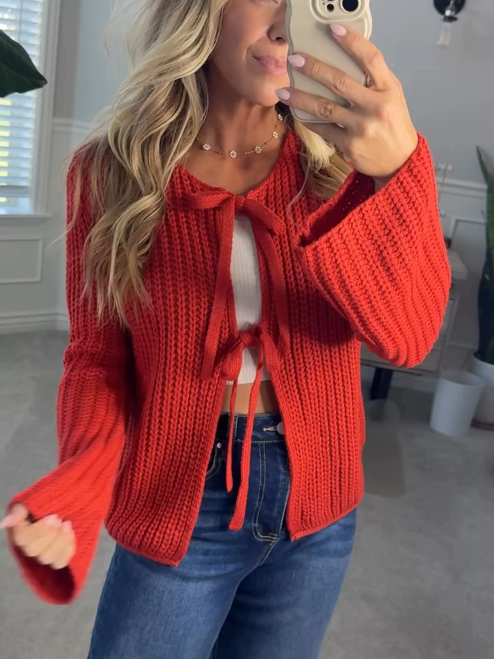 Perfect for busy moms and on-trend women who want a comfortable, polished look from school drop-off to after-work coffee - this sweater blends easy everyday wear with a unique, thoughtful detail that lifts any outfit.