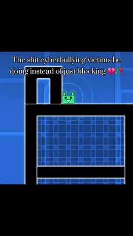 Overreacting final boss 😭✌️ #cyberbullying #geometrydashmeme #slvenus #bullying #geometrydash 