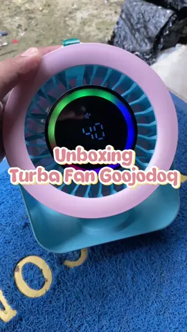 Kipas angin turba Goojodoq GFS008, Anginnya Kencang levelny sampai 100👍tapi ga berisik sama sekali. #kipasdesktop #goojodoq #cuantanpabatas #kipasanginportable #kipasviral 