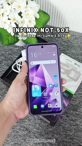 Gini aja udah cakep banget buat ngonten😍 #fyp  #unboxing  #infinixnote50x  #hpinfinix  #hp2jutaan 