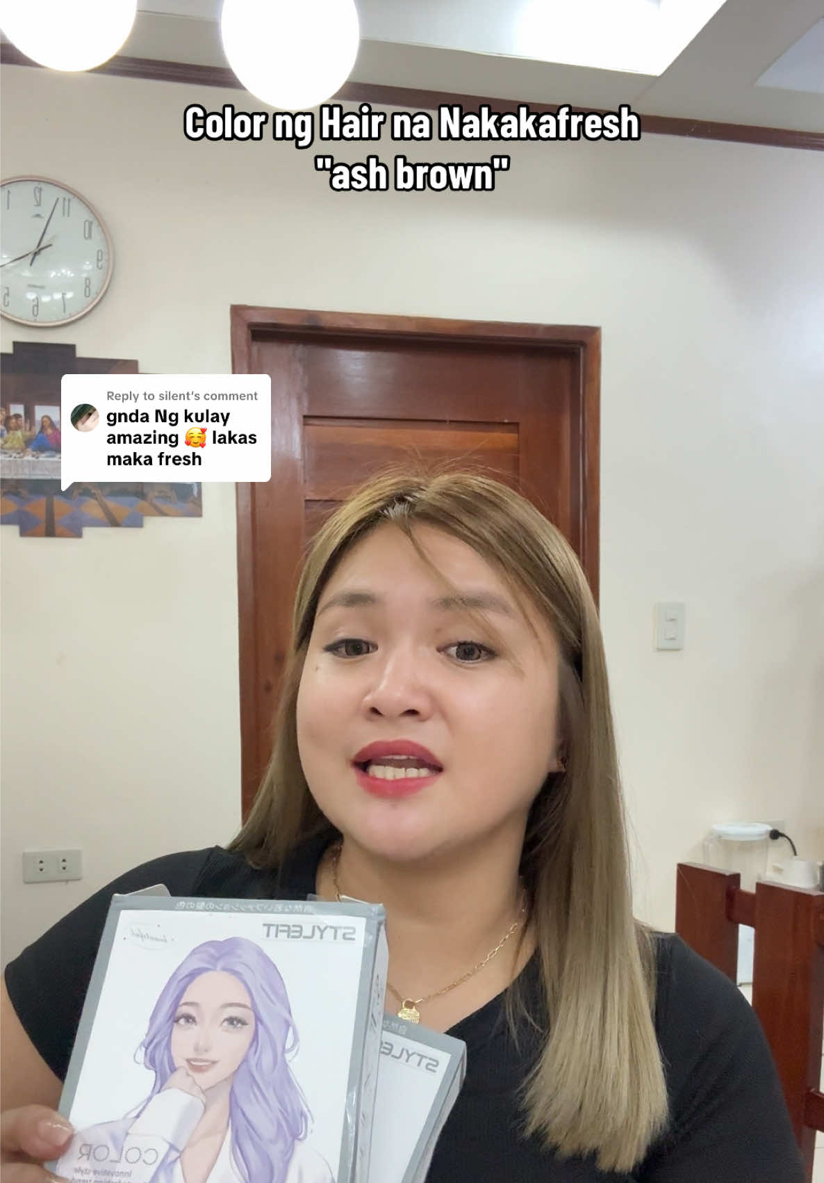 Replying to @silent yess mi lakas maka fresh.. #haircolor #hairstyle #hairtok #hairdye #ashbrownhair 