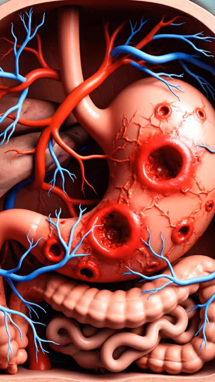 Persistent stomach burning? Detect ulcers early to avoid danger 🩺  #StomachUlcer #GutHealth #DigestiveCare #HealthTips #Prevention