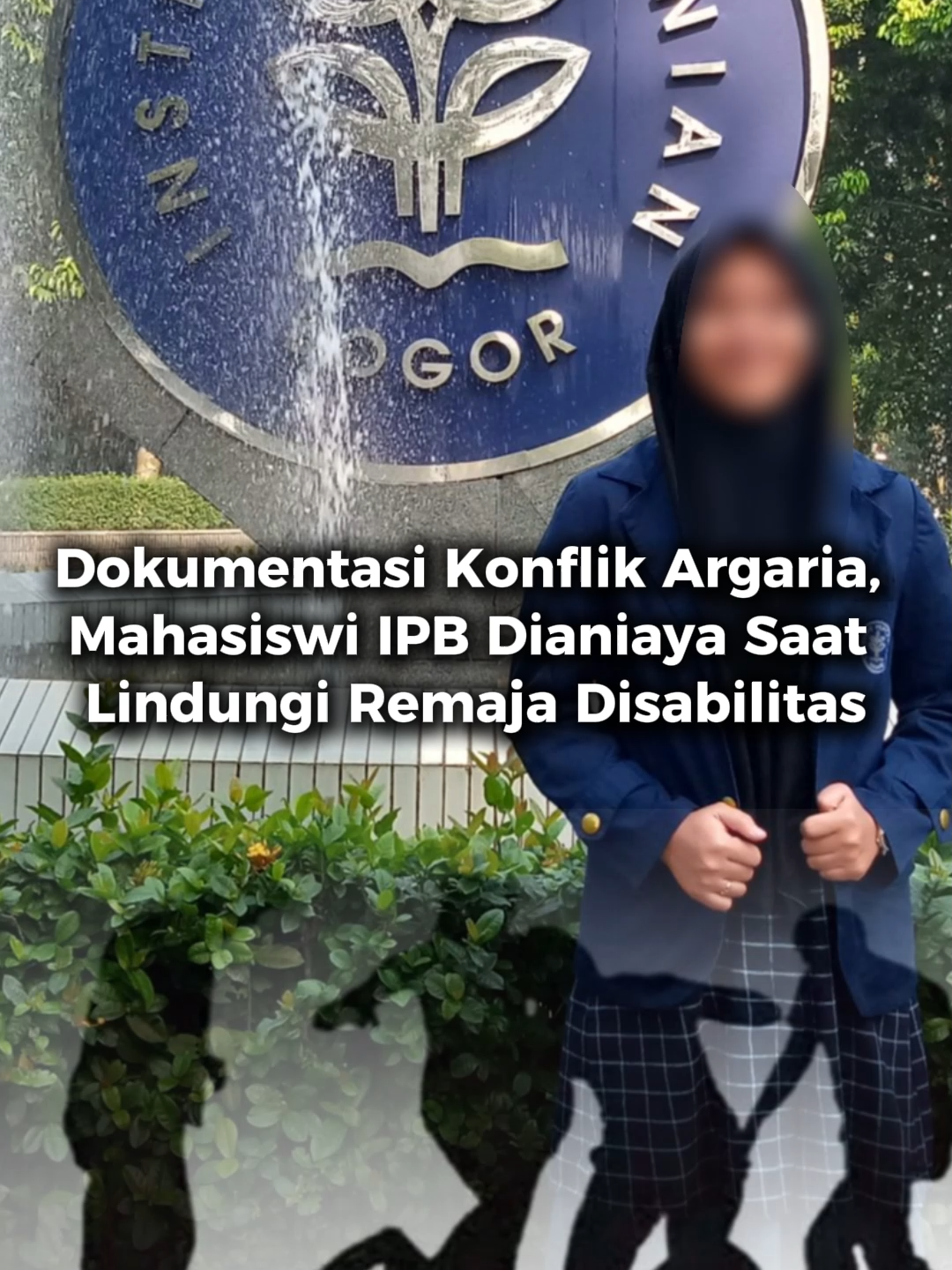 Seorang mahasiswi IPB University, Feny Siregar, menjadi korban pengeroyokan brutal saat melakukan penelitian skripsi di Desa Sihaporas, Kabupaten Simalungun.” Feny tengah mendokumentasikan konflik agraria antara warga adat dan PT Toba Pulp Lestari (TPL).  Saat berusaha melindungi seorang remaja penyandang disabilitas, ia justru menjadi sasaran kekerasan.  Kepala Feny dibenturkan dengan kayu, dan ia dipaksa menghapus rekaman video dokumentasinya. Ratusan pekerja dan sekuriti TPL datang dengan delapan truk, membakar posko kayu milik warga.  Jaket almamater IPB milik Feny pun ikut hangus terbakar. Pelaku sempat menuduh Feny sebagai provokator dari LSM, bukan sebagai mahasiswa. #metrobogor #bacametrobogor #konflikagraria #mahasiswiipb #korbankekerasanpttpl