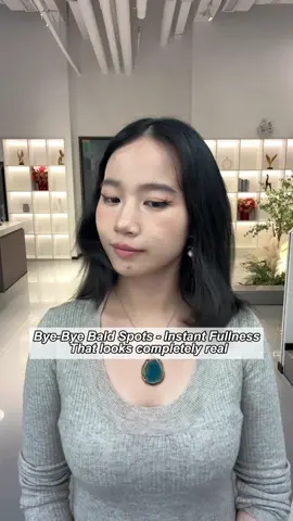 Bye-bye bad hair days! Instantly camouflage your roots and hairline. #fyp #thinhair #hairtopper #onlycutehair #tiktokmademebuyit 
