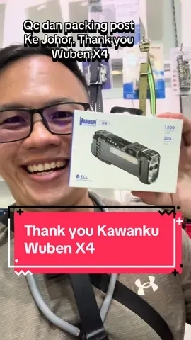 Thank you kawan support. Kita qc dan packing and hantar by post ke Johor. Jom share video kita. Jangan lupa follow dan like kita. #edc #wuben #lampusuluh #photography #aviation 