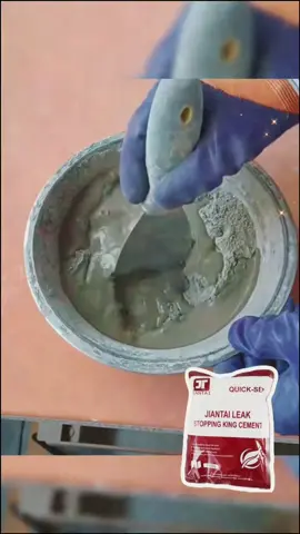 Cement memang cepat kering. Sesuai untuk mana-mana bocor.#repairrumah #tiktokdiy #bagusproduk #simenwaterpoof #simencepatkering