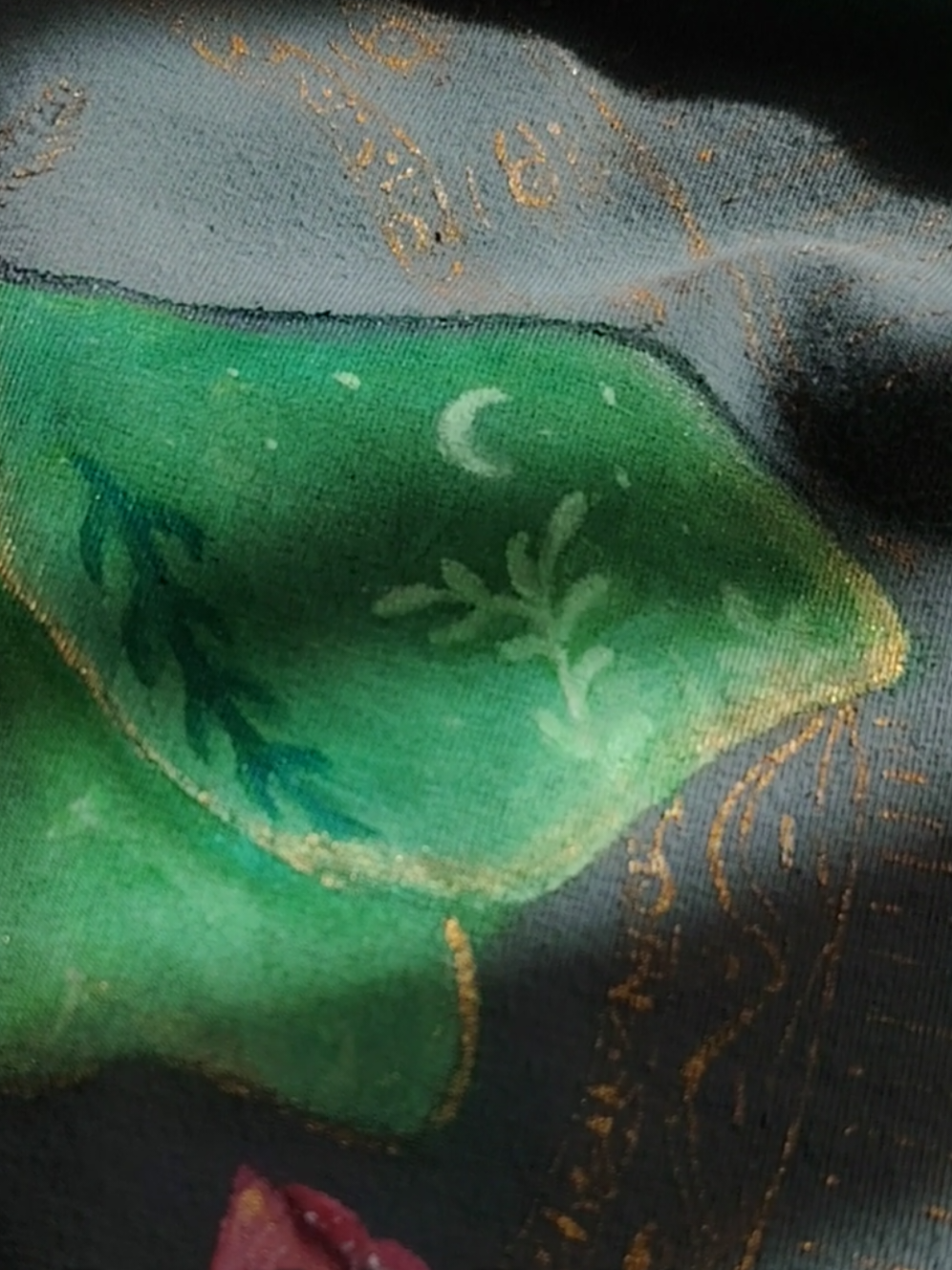 Și sclipește👀✨ #booktokromania #handpainted #fantasy  #handmade 