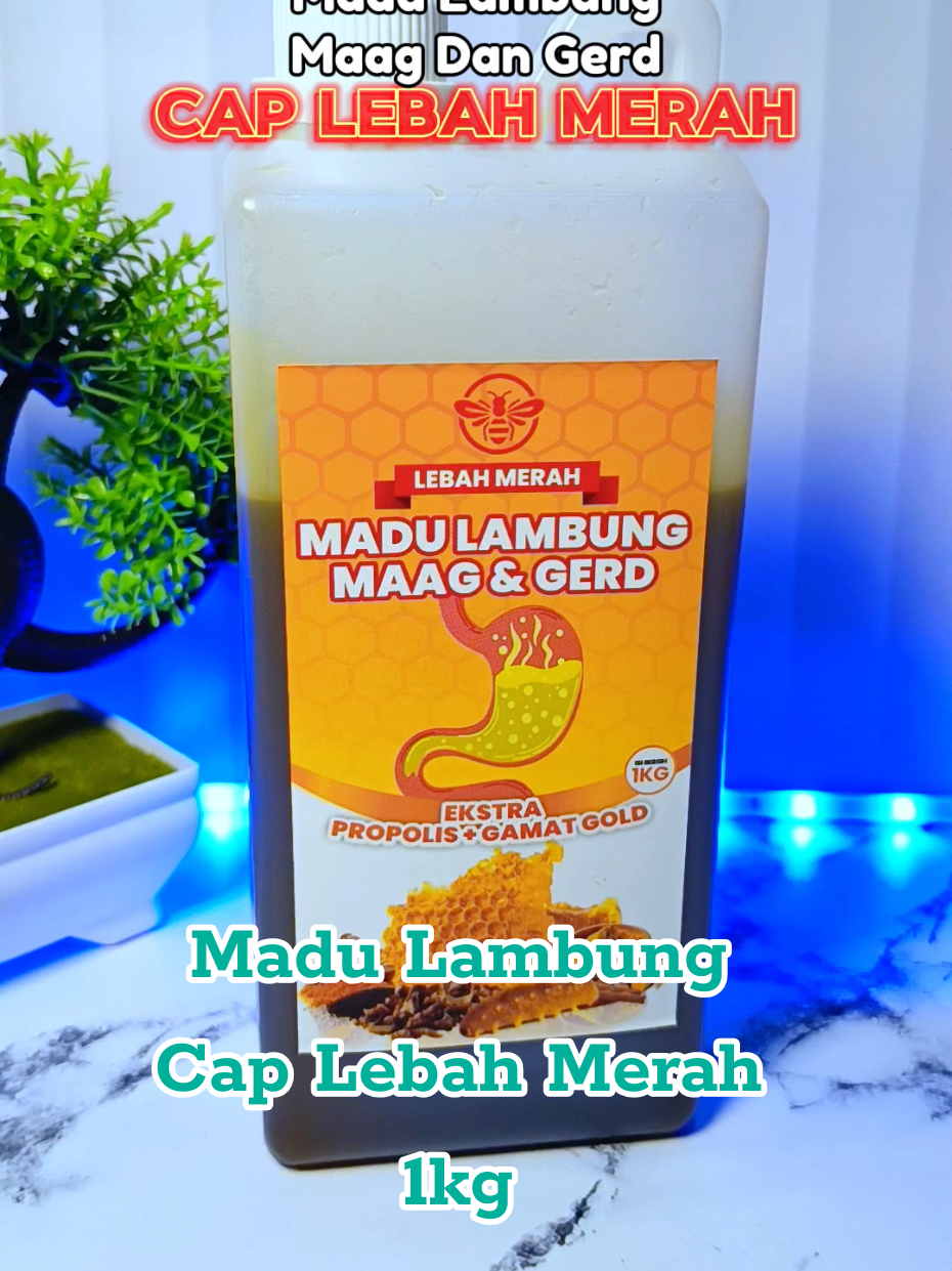 Madu Lambung Cap Lebah Merah #madulambung #maag #gerd #asamlambung #ModalKontenDoang 