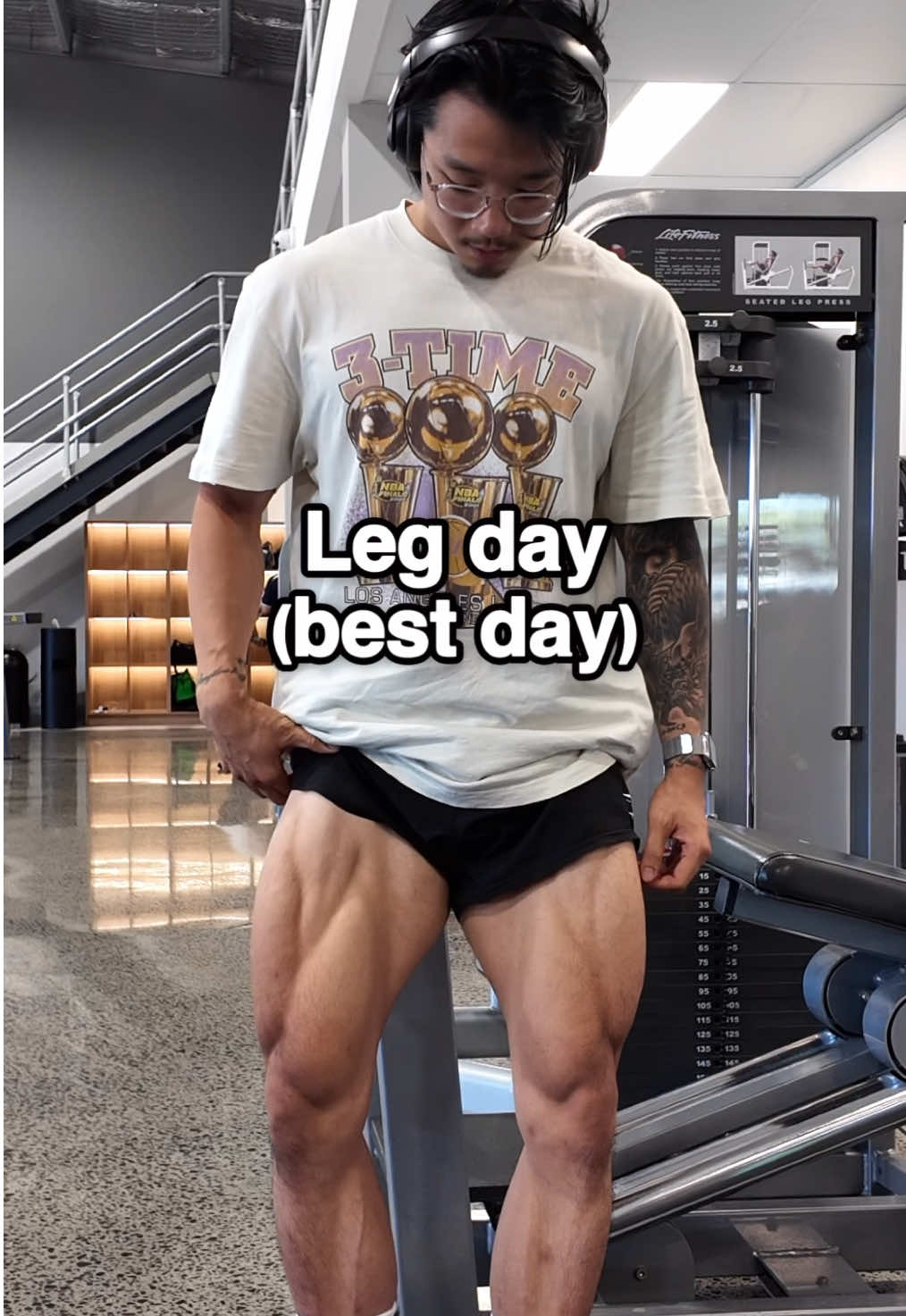 Leg day best day !!!! Come grow my legs with me kings and queens 🫶 another workout another pbs 💪 #legday #legdaymotivation #gymmotivation 