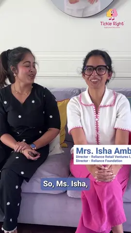 isha for Tickle Right  #mukeshambani #radhikamerchant #anantambani #ishaambani #india 