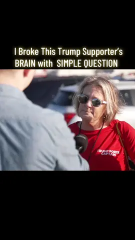 I Broke This Trump Supporter’s BRAIN with  SIMPLE QUESTION 