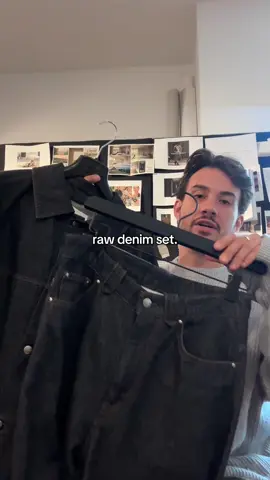 available October 10th. raw denim for all fall season.  #fashiontiktok #outfitideas #outfitinspo #rawdenim 