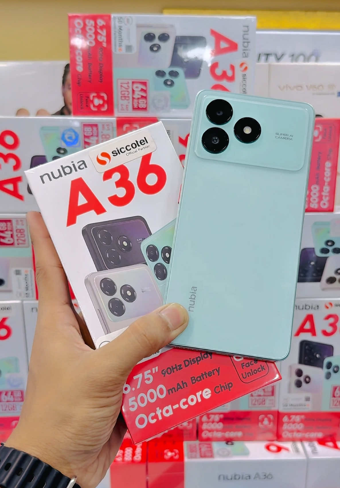 ZTE NUBIA A36🔥💚12GB(4GB+8GB)RAM 64GB ROM ❤️‍🔥Rs 18??? #ZteNubiaA36 #Zte #NubiaA36 #NubiaPakistan  #pricekamfeaturezyada @nubia Pakistan 