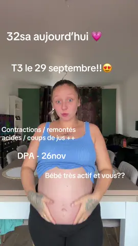 La fatigue se voit sur ma tête 😩 fin du 7eme mois ❤️ #grossesse #mumsoftiktok #novembrette #32sa #pregnant 