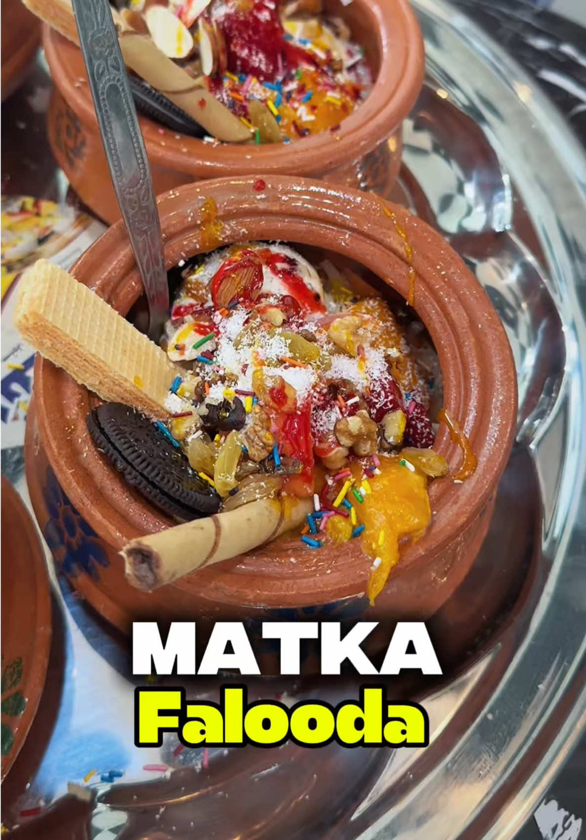 Matka Falooda | Fresh Fruits Falooda | Rs/350 Falooda Ib Juice Bar Peshawar  “This video is for food and entertainment purposes only. Safe preparation of Matka Falooda is shown. No harm or violence – just delicious dessert making. ✅🍨” #fyp #foryou #foryoupage #foodiesafi #matkafalooda 