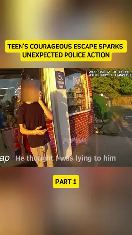 Teen’s Courageous Escape Sparks Unexpected Police Action#cops #police #bodycam #bodycampolice #bodycamcops 