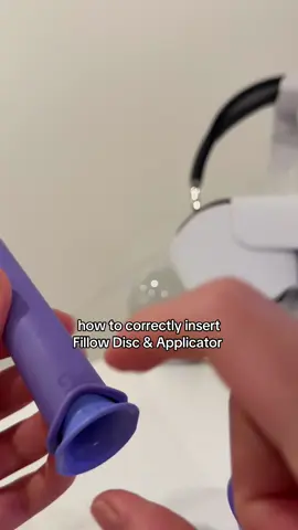 just as you would a tampon!! #period #tamponalternative #fillowdisc #applicator 