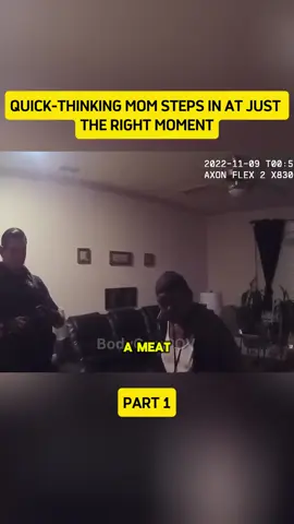 Quick-Thinking Mom Steps In at Just the Right Moment#cops #police #bodycamcops #bodycampolice 