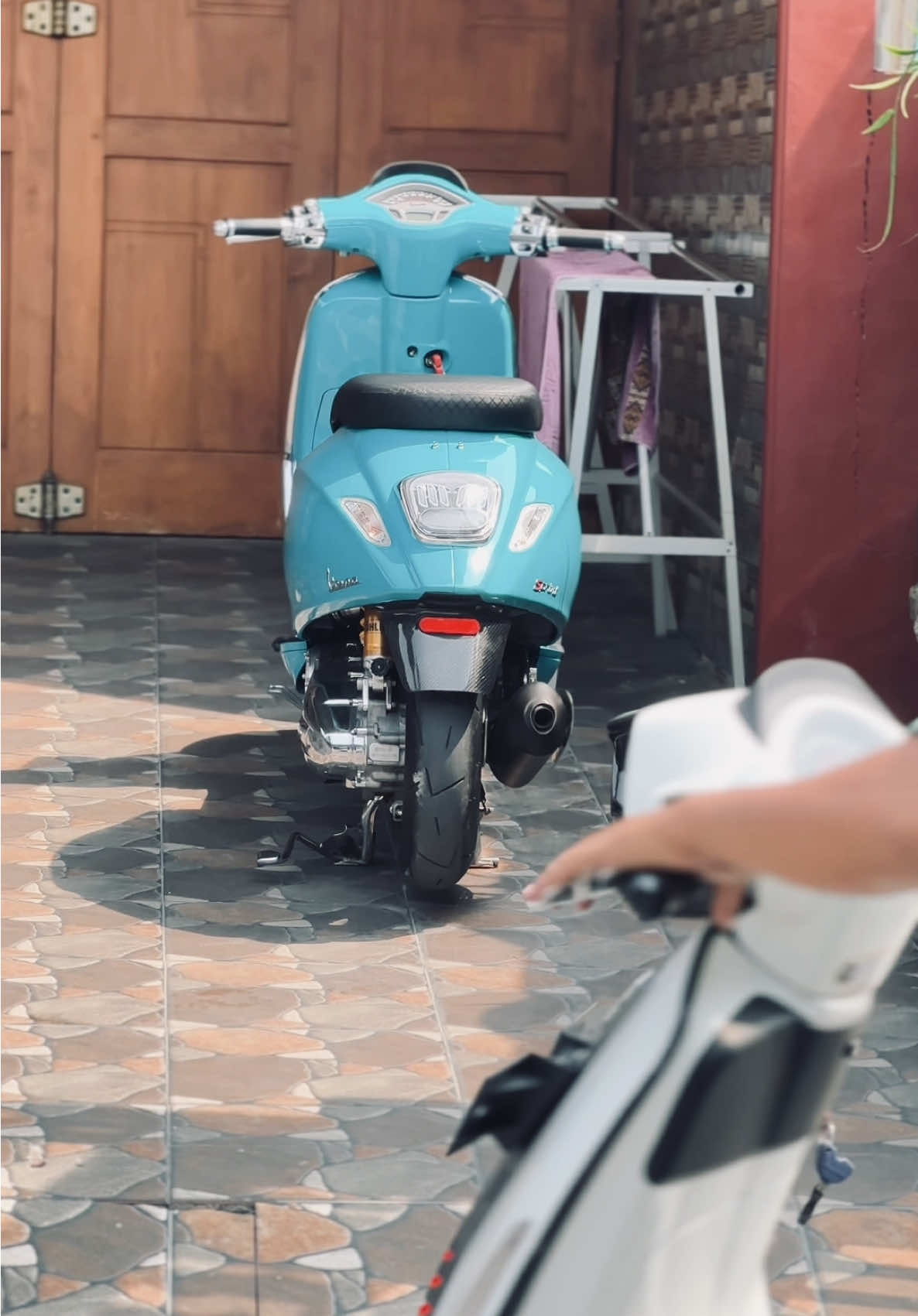 allo sayank 👋  #vesmet #fyp #vespa #vespasprint 