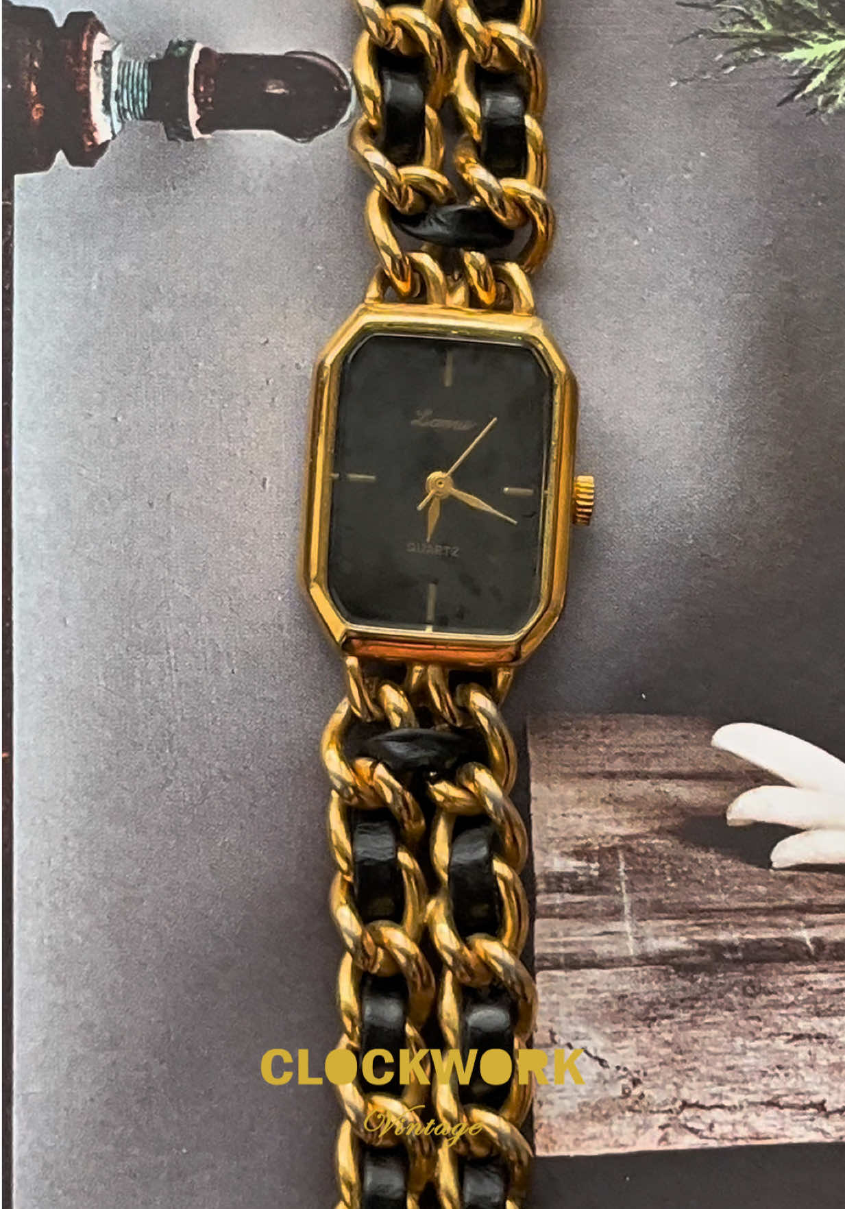 This braided strap beauty got sold at our recent Iloilo pop-up 🥹🖤 Should we have more timepieces like this? 🙈 Let us know in the comments! #clockwork #clockworkvintage #vintagejewelry #fashiontiktok #vintagewatch 