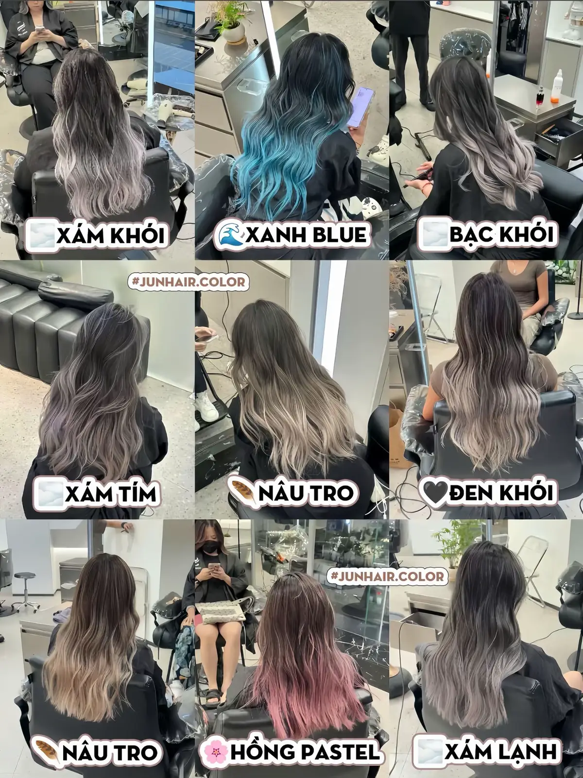 #thuocnhuomtoctainha #thuocnhuomtoc #minhair #mautocdep #junhaircolor 