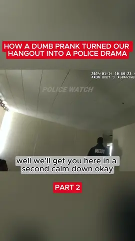 How a Dumb Prank Turned Our Hangout Into a Police Drama#copsoftiktok #cops #police #bodycam #viral 