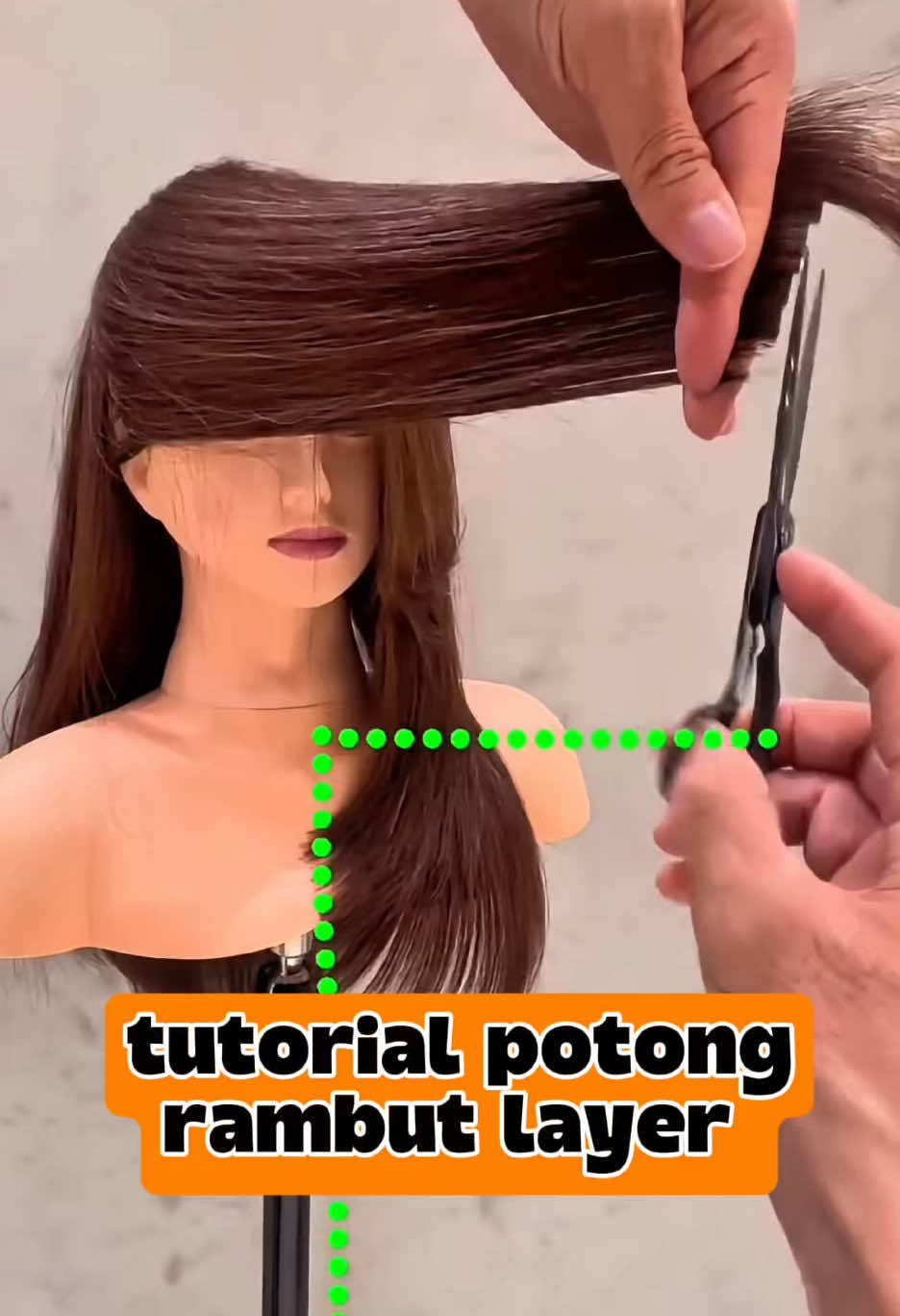 ✅Tutorial pola guntingan layer #RudiSTY #TutorialRambut #HairTransformationID 