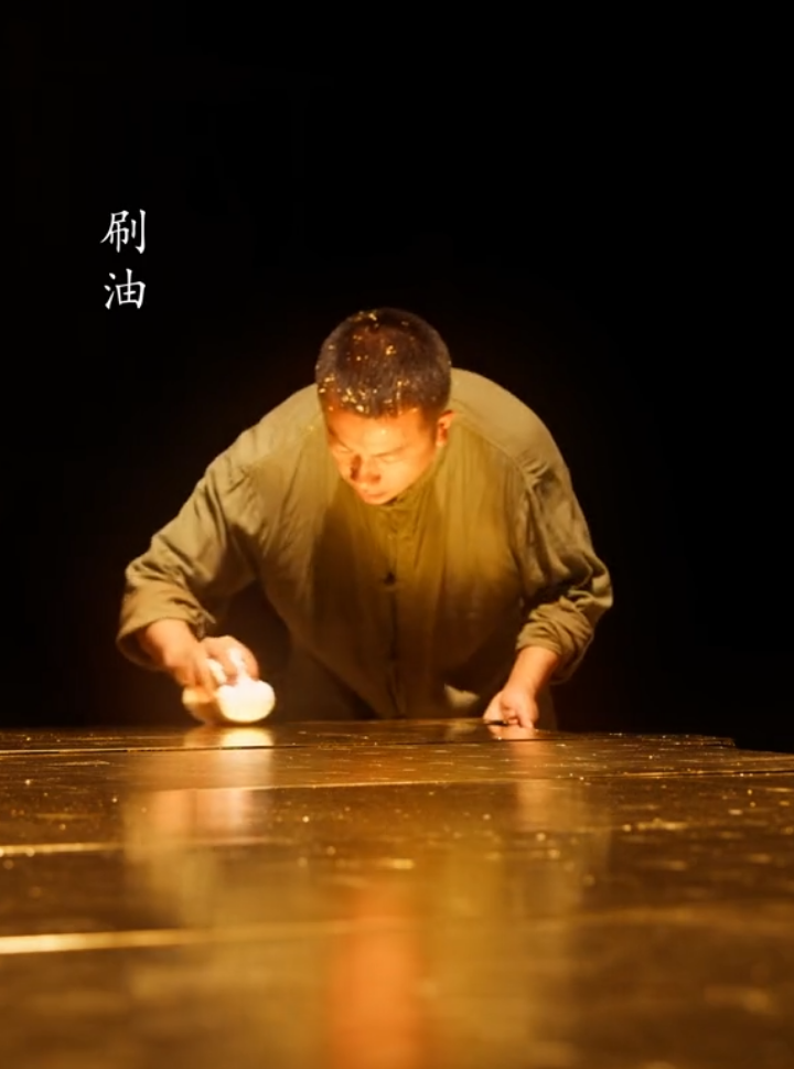 Witness this masterpiece reimagined with the luminous art of Nanjing gold leaf. handmade golden leaf. Rural life in China countryside life and cooking Chinese craftsman daily life vlog Chinese culture Chinese heritage Chinese food Chinese village Chinese craft Chinese lifestyle explore China. #foryoupage #foryou #fyp #funny #explore @LiXiaoAi 