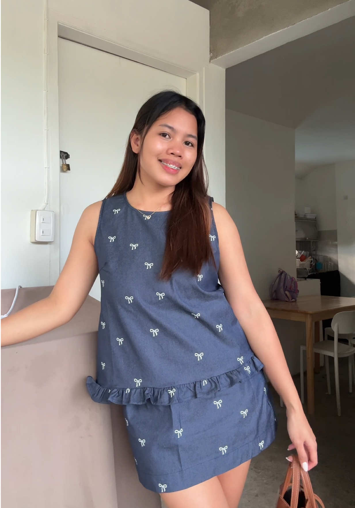 Today’s outfit ⋆˚𝜗𝜚˚⋆💙 #bowoutfit #coords #outfit  #coordset #coquetteoutfits 