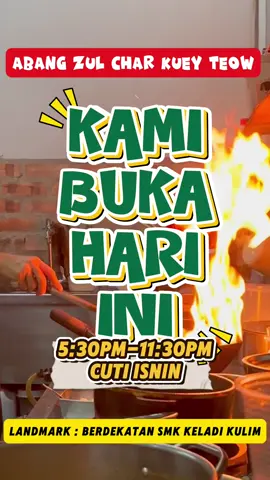 Mai mai. Menu special menanti anda. Waze Abg Zul Char Kuey Teaw, Jalan Keladi  #kulimfoodie #kulimkedah #foodtiktok #supportlokal #fyp 