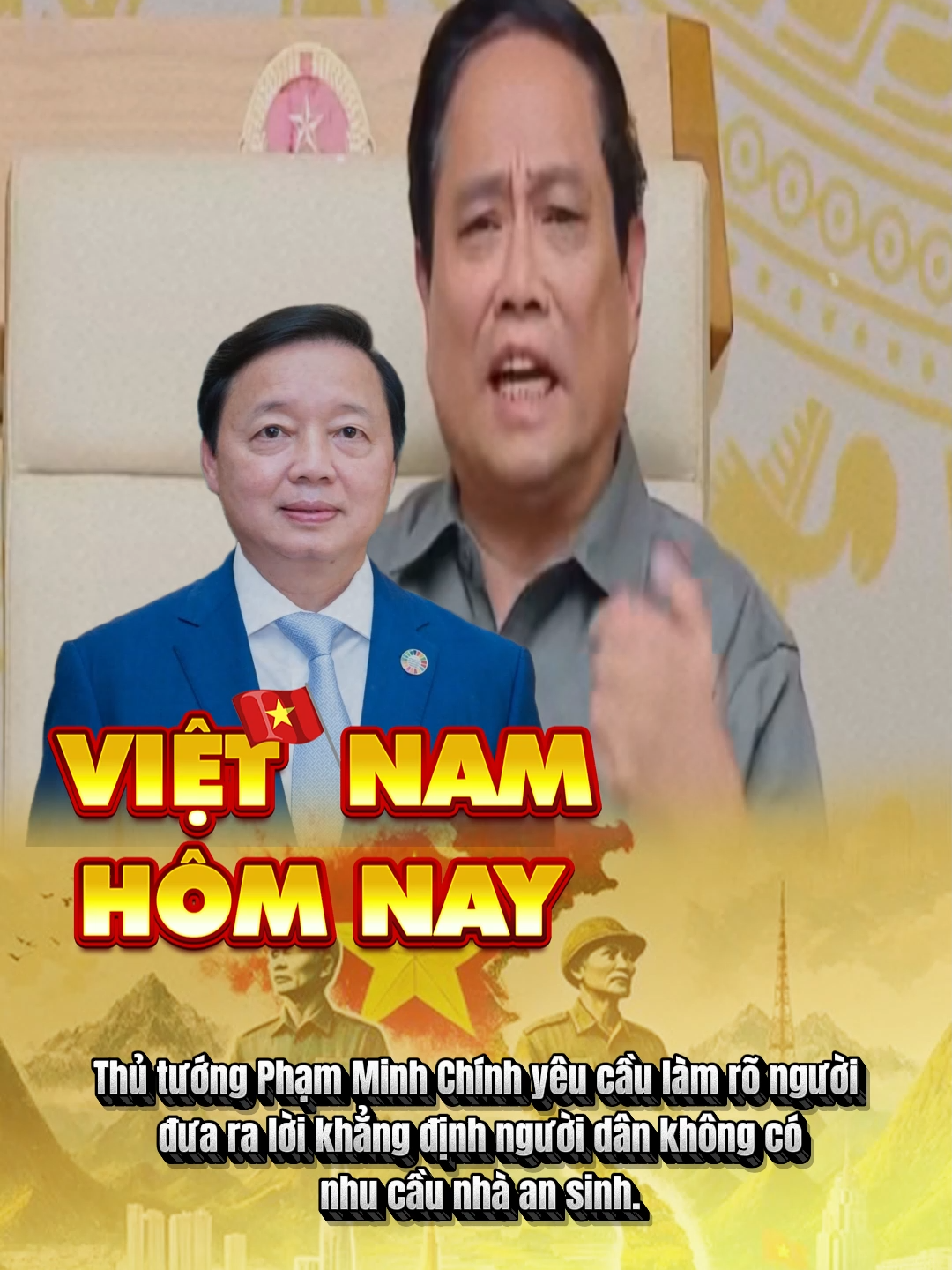 Thủ tướng Phạm Minh Chính yêu cầu làm rõ người đưa ra lời khẳng định người dân không có nhu cầu nhà an sinh. #tintuc #xuhuongtiktokk#phamminhchinh #fyp #viral
