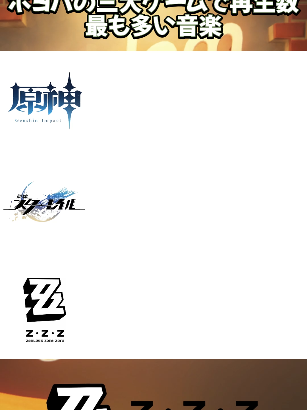 ホヨバの三大ゲームで再生数最も多い音楽#ゼンゼロ #ゼンレスゾーンゼロ#ZenlessZoneZero #zzzero #zzzcy