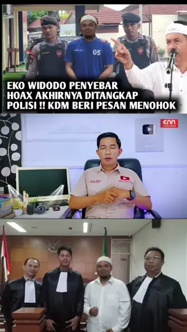EKO WIDODO TERSANGKA PENYEBAR HOAX, KDM BERI PESAN MENOHOK #kangdedimulyadi  #kdm  #beritaviralkdm 