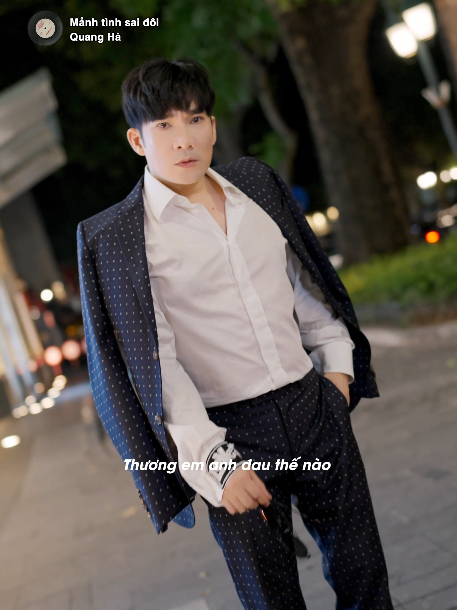 Và lời chia tay chưa nói nhưng nước mắt đã rơi... #manhtinhsaidoi #quangha #acventertainment #nhachaymoingay #tiktokgiaitri