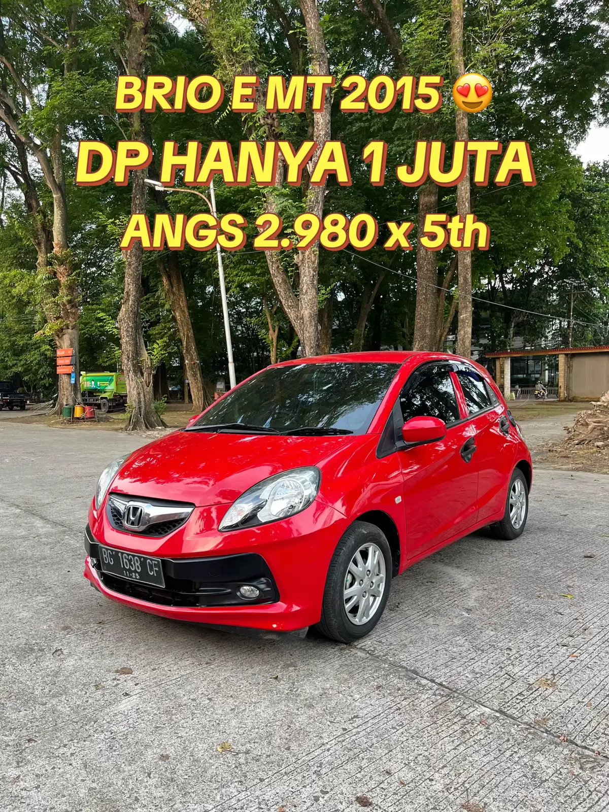READY ‼️BRIO E MT 2015 😍 ✅Siap pakai ✅garansi mesin 1 tahun ✅Asuarnsi ✅odo 90rb ✅mesin sehat ✅body mulus  ✅interior rapi INFO LEBIH LANJUT DM / WA ? ☎️ : 0822-8148-0798 (TATA OLXMOBBI PLG) Lok : di depan rumah sakit muhammad hosein…Olxmobbi Astra plg tepat di sblh apotik pratama #mobilbekasberkualitas#mobilbekaspalembang#palembang#fyp#fyppppppppppppppppppppppp#mobilmurahpalembang#viralvideo #plglip 
