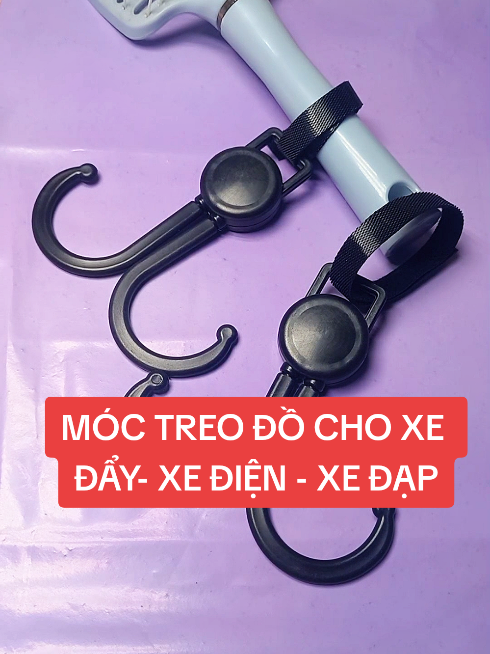 Móc treo đồ cho xe đẩy- xe điện - xe đạp tiện lắm nè mấy c... giá thì 6k5 thôi. nhanh tay để hết khuyến mãi nha #viral #xuhuong #honglinh #moctreodo #moctreododanang @Hồng Linh ... @Hồng Linh ... @Hồng Linh ... 