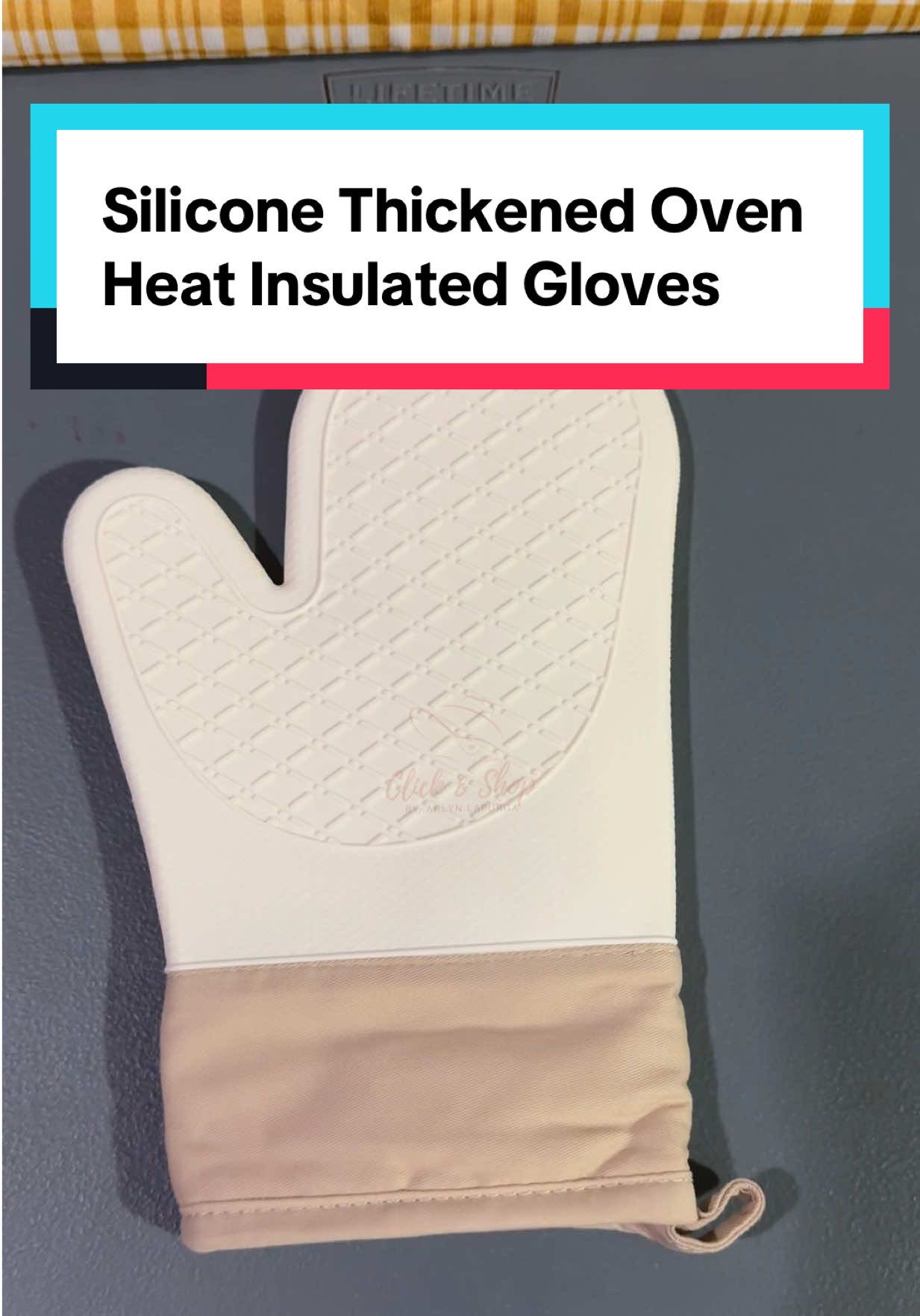 Grill, bake, and cook worry-free! 🔥🧤 Stay protected with Silicone Thickened Oven Heat Insulated Gloves.✨ #siliconegloves #bakingessentials #fyp #heatresistant #gloves 