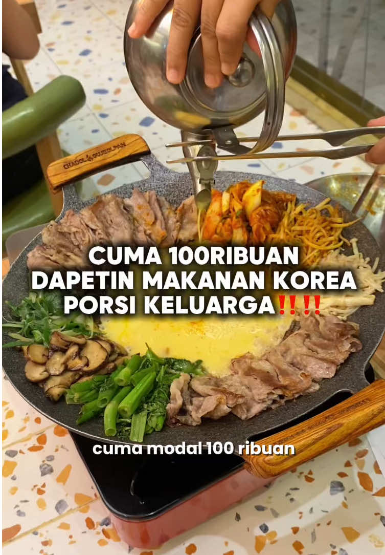 DI TANGERANG ADA TEMPAT MAKAN KOREA MURAH⁉️ #fyp #placetogo #kulinertangerang #chadolgujeolpan #tangerang 