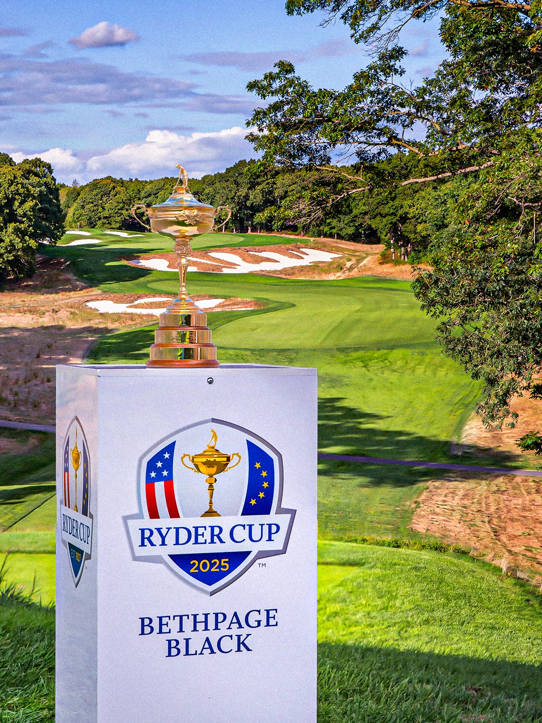 The beauty of the Ryder Cup and Bethpage Black ⛳❤️ #golf #rydercup #rydercup2025 #bethpageblack #golftiktok