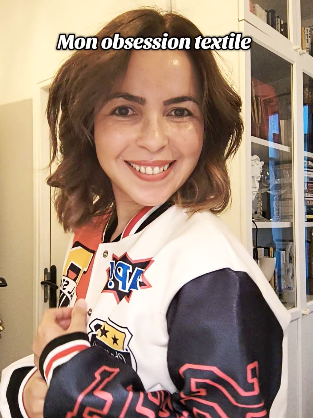 Dispo sur TikTok Shop  #bombers🔥 #veste #tiktokshop #tiktokmademebuyit #studentlook 