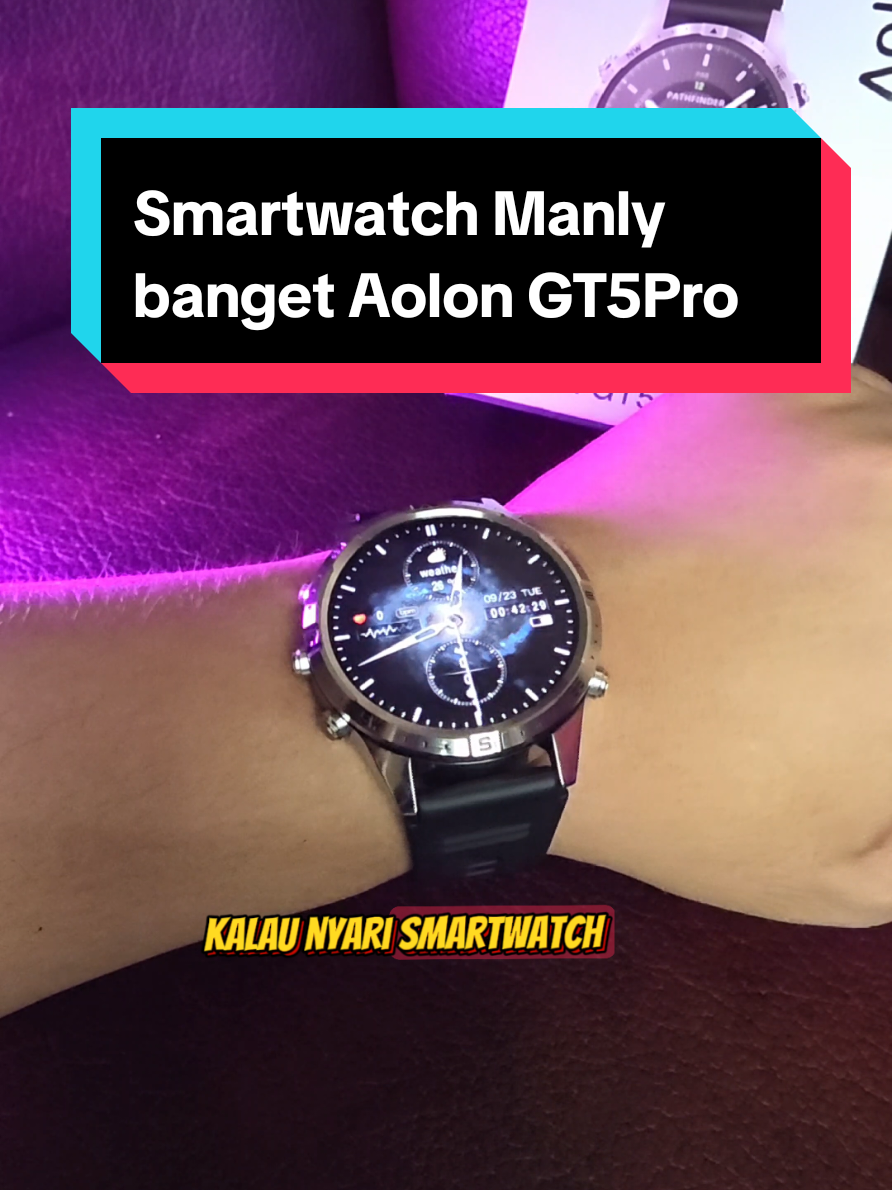 Smartwatch Terbaik 2025 Satu kali Charge bisa 1 Minggu Pemakaian, Aolon GT5Pro. #smartwatch #jamtangan #smartwatchmurah #smartwatchviral #smartwatchaolon 