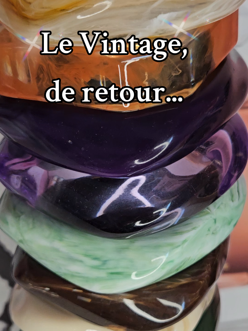 Les bracelets XXL sont de retour, Les Vintage.... #Bracelets #XXL #Vintage #look #fyp 