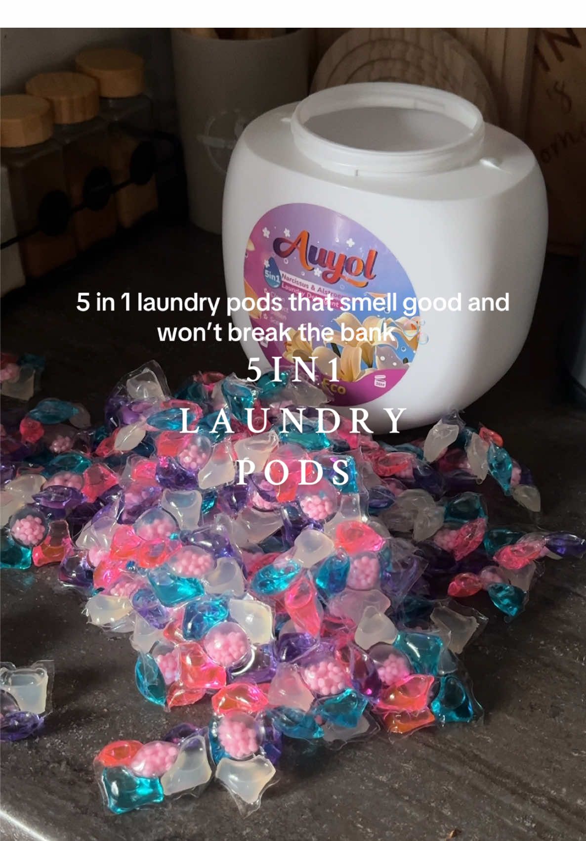 You don’t have to worry about anything getting stuck in the washing machine tray either  #washingpods #tiktokmademebuyit #spotlight #laundry 