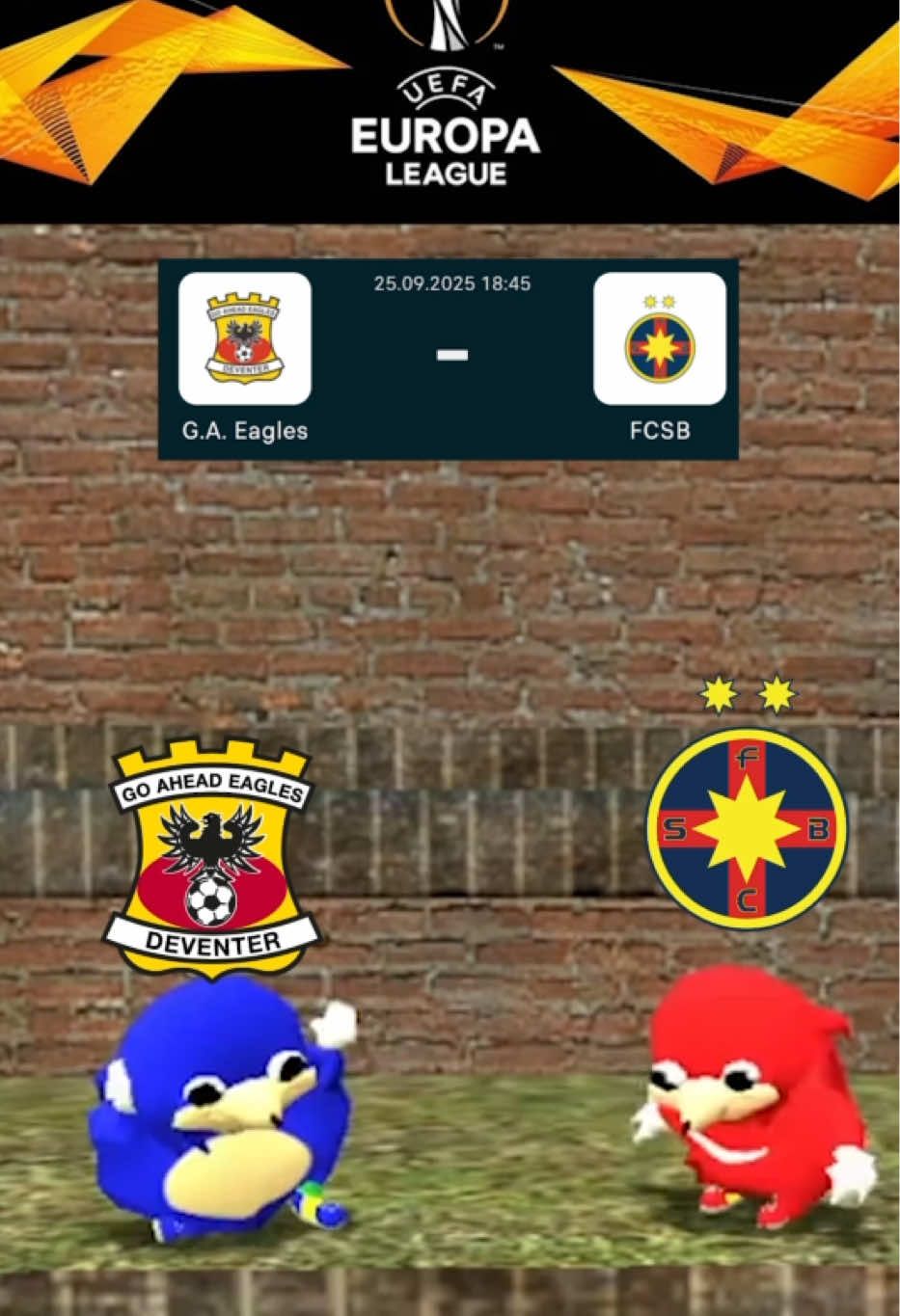 𝐒𝐞𝐞 𝐲𝐨𝐮 𝐭𝐨𝐦𝐨𝐫𝐫𝐨𝐰 @FCSB 😌🫡  #europaleague #footballtiktok #memestiktok #goaheadeagles ❤️💛