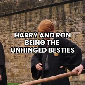 Just Harry and Ron being Dumb and Dumber (affectionate). 🥹 Their friendship is really amazing, and very funny! #harrypottertiktok #harrypotter #ronweasley #mentality #fyp 