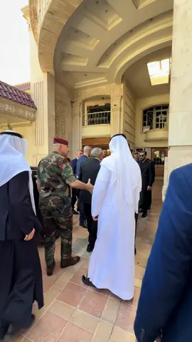 ⁨ ⁨ رئيس البرلمان العراقي د. محمود المشهداني  اهلاً وسهلاً  والله محييكم في دار الدحام الذي يجتمع فيه كل الخصوم ، وإن دل على شيء فإنما يدل على الروح الوطنية .🇮🇶♥️⁩⁩
