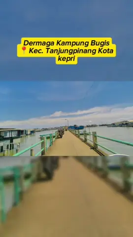 Cantiknya vibes laut kampung Bugis bikin betah pokoknya 😊 #kampungbugis #kampungmelayu #tanjungpinang #kepulauanriau #kepri 