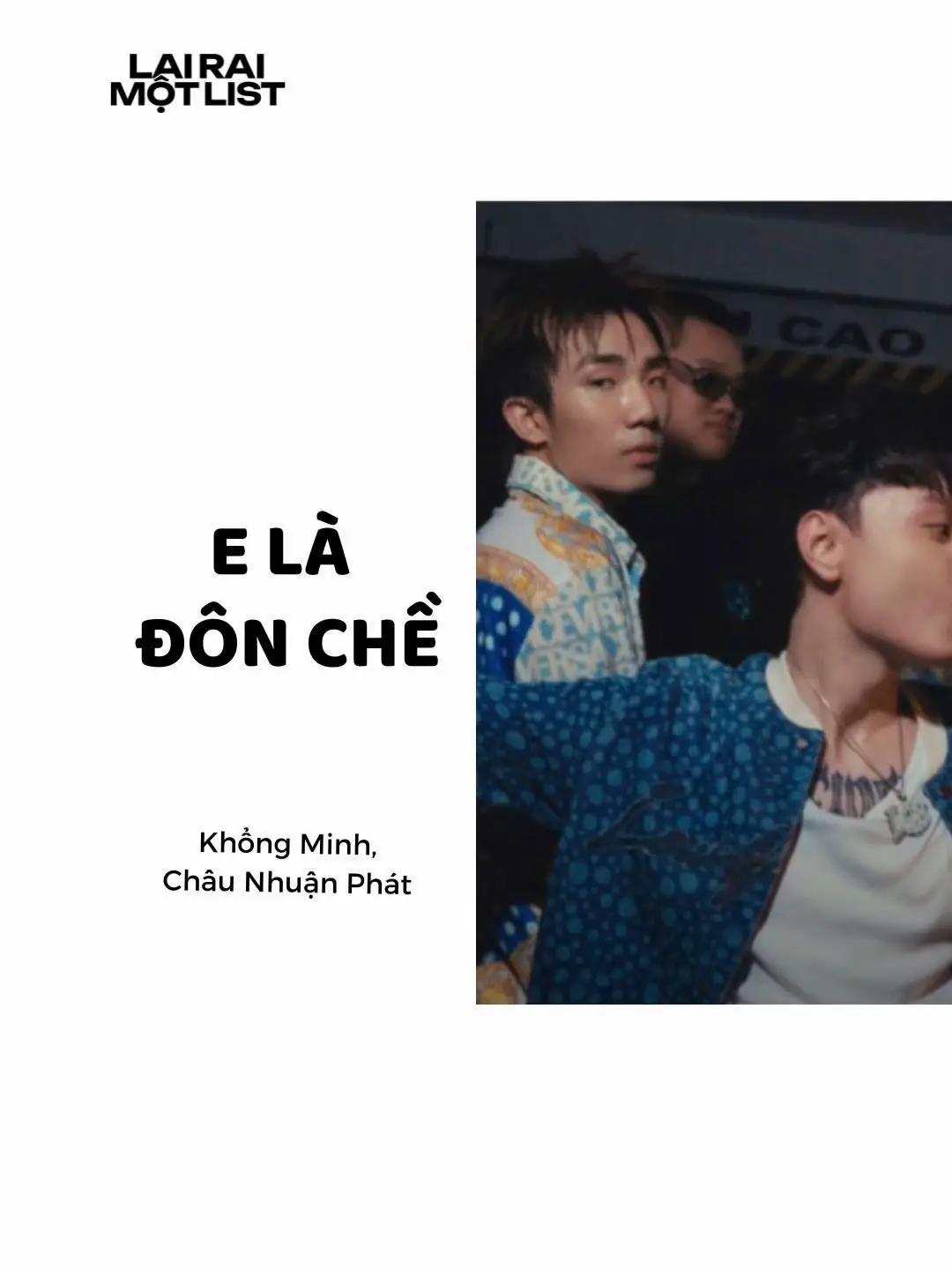 E Là Đôn Chề - Khổng Minh, Châu Nhuận Phát #eladonche #khongminh #chaunhuanphat #lyrics #lairaimotlist 