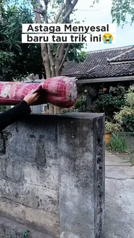 gak lagi lagi jemur dipagar tetangga😭#90an #tipsandtricks 